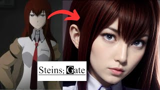 AI Renders SteinsGate Characters in Real Life [upl. by Ynaffik]