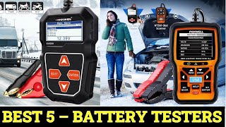 Top 5 Best Battery Tester in 2024 [upl. by Esac]