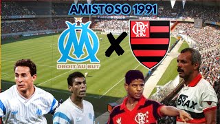 Amistoso 1991  Olympique de Marselha x Flamengo [upl. by Edelsten]