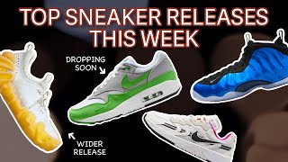 2024 Top Sneaker Releases This Week Air Max 1 Patta Jam Futura Foamposite Royal Crocs Juniper Salehe [upl. by France]