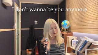 I dont wanna be you anymore  Billie Eilishcover [upl. by Ruyam969]