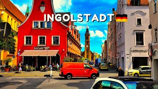 Ingolstadt Germany Relaxed City Walk on a Beautiful Spring Day  4K City Tour [upl. by Cila842]