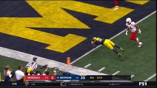 2018 Michigan Football Highlights v Nebraska [upl. by Jepum]