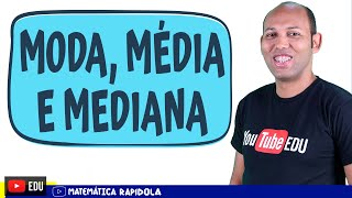 MODA MÉDIA E MEDIANA ✅ ESTATÍSTICA [upl. by Naleag]