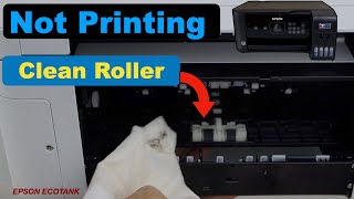 Epson ET 2720 Roller Cleaning Fix Paper Jam [upl. by Steinke]