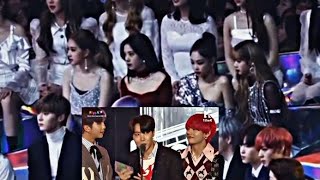 BLACKPINK REACTION TO BTS SPEECHBEST RAPHIPHOPMMA 2018 [upl. by Lanette]