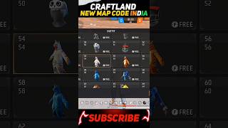 craftland new map code rare bundles ob42 india server freefire craftlandmapcode [upl. by Refinnaj]