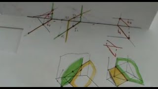 Intersección de recta y plano en sistema diédrico [upl. by Schmitz882]