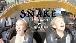 ÅKER NYHETEN SNAKE PÅ GRÖNA LUND [upl. by Aicinat]