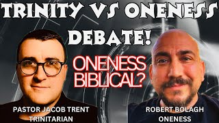 Trinity vs Oneness Debate Is Oneness Theology Biblical  Pastor Jacob Trent vs Robert Bolagh [upl. by Hoeg846]