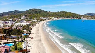 Guayabitos Beach Rincon de Guayabitos MEXICO  Walking Tour [upl. by Elvyn]