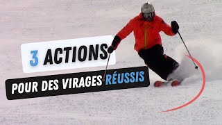 Ski  3 actions pour des virages réussis [upl. by Rainie55]