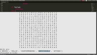 QUICK Python Wordsearch Generator [upl. by Sarid]