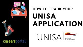 How To Track Your Unisa Application  Careers Portal [upl. by Fortuna]