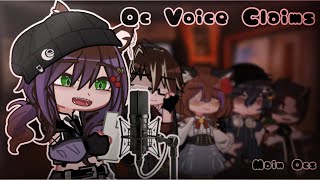 Oc Voice Claims  Main Ocs  Gl2 [upl. by Eibrad]