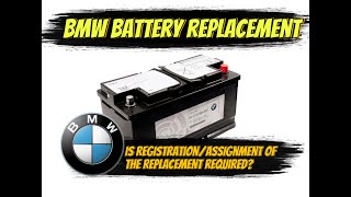 Battery replacement on a BMW Should you register the replacement or code the battery IBS system [upl. by Sower]