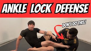 Ankle Lock Defense amp Escape Dont Pull Your Leg Out [upl. by Ecnirp]