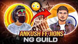 ANKUSHFF01🍾🎉 joining NG GUILD💯🔥  Nonstop Gaming Guild Test Of Ankush Alpha FF [upl. by Anertak]