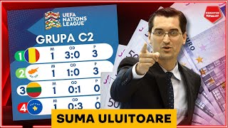 FABULOS CATI BANI primeste FRF daca Romania castiga GRUPA din Liga Natiunilor [upl. by Acinorev306]