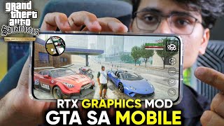 GTA San Andreas Mobile New Graphics Mod Review  Must Try All Gamers [upl. by Naujd]