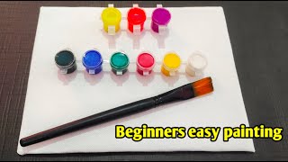 Easy watercolor painting for beginnerscraft tamil [upl. by Llednol]