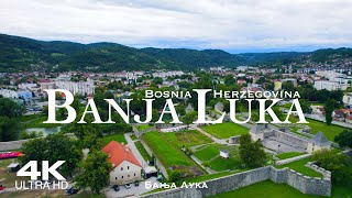 BANJA LUKA 🇧🇦 Drone Aerial 4K  Бања Лука Mostar Bosnia amp Herzegovina Босна [upl. by Madson]