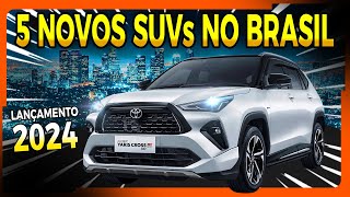 5 SUVs LANÇAMENTOS que irão VENDER MUITO  Disputa entre COMPACTOS E MÉDIOS [upl. by Aiuqes]