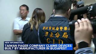 Taiwan pager company claims devices built by manufacturer in Budapest [upl. by Corry]