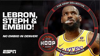 Rivalry Between Steph amp LeBron No Embiid In Denver Again  The Hoop Collective [upl. by Sipple]