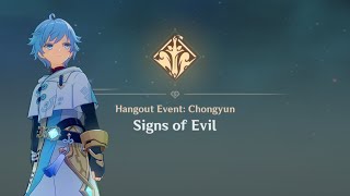 Hangout Event  Chongyun  Cryo Whopperflower Recipe  Genshin Impact [upl. by Yrehc]