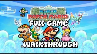 Super Paper Mario  FULL GAME  Walkthrough  No Commentary [upl. by Dane]