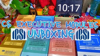 CS EXECUTIVE BOOKS UNBOXING 2025 II Cs executive June 25 ll [upl. by Hogarth]