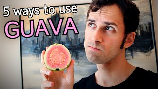 How To Use UNRIPE GUAVA  5 Easy Ways to Eat This Underappreciated Fruit  Weird Fruit Explorer [upl. by Adnaram603]