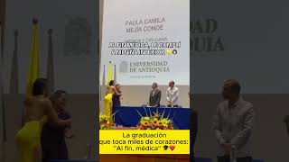 El emotivo logro de una joven médica conmueve a miles quotLe cumplí a mi niña interiorquot 🎓💛 [upl. by Aztiray]