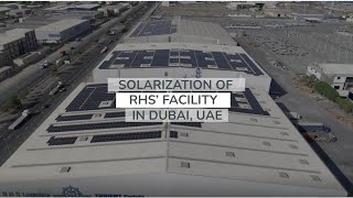 Solarization of RHS Logistics’ facility in Dubai UAE by TotalEnergies Renewables DG MEA [upl. by Blanch725]