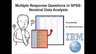 Entering and Analyzing Multiple Response Questions in SPSS Nominal Data Analysis [upl. by Chatterjee]