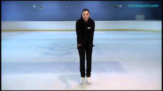 Patinaje sobre hielo 4 Posicion básica [upl. by Aicrag]