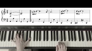 Adagio  Albinoni  with Piano Score beginner piece [upl. by Kristan356]