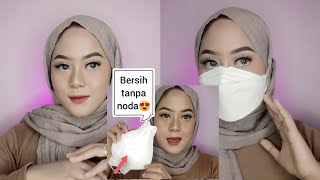 TIPS MAKEUP AWET ANTI LUNTUR WALAU PAKE MASKERTAHAN SEHARIAN [upl. by Albertine]