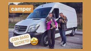 🌍 VAN TOUR 👉Mercedes SPRINTER👈 Camper completa Camperización furgoneta con baño y horno [upl. by Leighton]