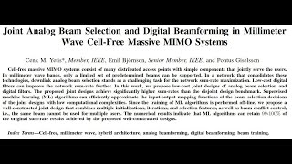 Matlab amp Python codes for beam selection amp digital beamforming  Part II [upl. by Maram]