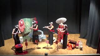 Flute quartet Coloratura by Satoshi Yagisawa  Quartetto FATA [upl. by Gilmour]