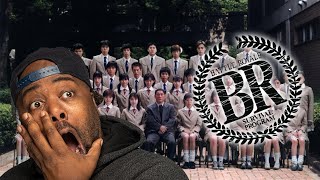 THE REAL HUNGER GAMES  Battle Royale 2000 INSANE MOVIE REACTION  FIRST TIME WATCHING [upl. by Tufts846]