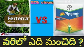 Ferterra vs Bayer Regent Which is best   వరిలో ఎ పురుగుల మందు మంచింది   Agri mentor [upl. by Scevor]