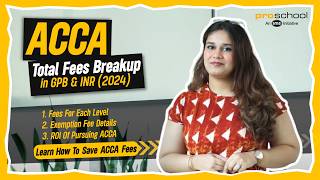 👉 ACCA Fees amp Total Cost in 2024  Registration Exam Membership Exemptions amp ACCA Coaching Fees [upl. by Blount]