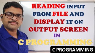 READ FROM FILE AND DISPLAY CONTENT ON SCREEN IN C PROGRAMMING  READ AND WRITE IN C PROGRAMMING [upl. by Trumaine]