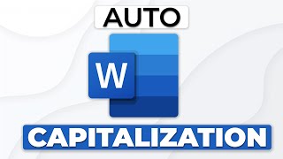 How to Turn AUTO CAPITALIZATION OnOff in Microsoft Word [upl. by Cirtemed537]