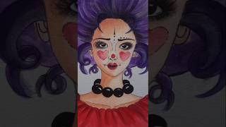 Everyone is a clown girldrawing art clown sadness strength [upl. by Grega]