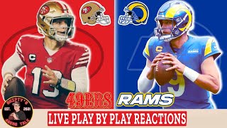 49ers vs Rams LIVE Week 3 Play by Play Reactions [upl. by Gustie]