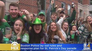 Boston lays out rules for St Patricks Day parade [upl. by Nollek]